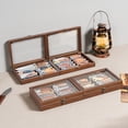 thumbnail image 4 of Wooden Knife Display Case, Pocket Knife Organizer for Men's Collection & EDC Gear (Walnut, 1 Pack), 4 of 7