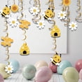 thumbnail image 5 of Honey Bee Decorations for Party 40 Pieces Bumble Bee Hanging Swirl Decor Bee Themed Baby Shower Supplies, 5 of 5