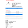thumbnail image 2 of Power Steering Return Line Hose Assembly - Compatible with 1978 - 1979, 1981 - 1982 Ford Fairmont, 2 of 2