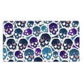 thumbnail image 1 of ZICANCN Gaming Mouse Pad, Crazy Blue Skeletons Skulls Large Mouse Mat Desk Pad, Keyboard Mouse Mat, 15.8x29.5 inch, 1 of 9