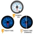 thumbnail image 5 of GlowShift | White 7 Color Series 100 PSI Fuel Pressure Gauge for Cars and Trucks, 5 of 6