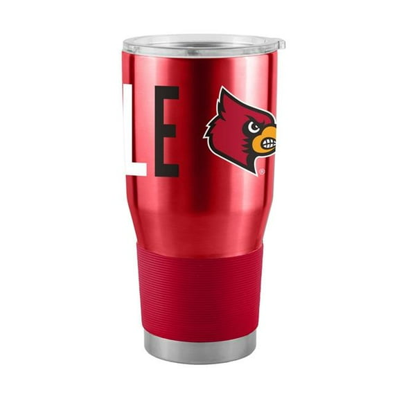 Logo Brands 161-S30T-4 Louisville Overtime 30 oz Stainless Tumbler