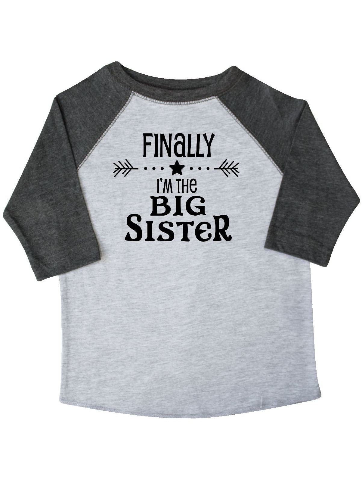 inktastic Big Sister with Cherry Blossom Flowers Toddler T-Shirt