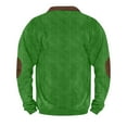 thumbnail image 3 of Mens Christmas Shirt Long Sleeve Tacky Christmas Sweatshirt Men Green M, 3 of 4