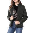 thumbnail image 2 of Women's Zip Stand Collar Lightweight Quilted Jacket, 2 of 6