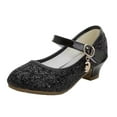 thumbnail image 2 of Chaussures de Robe Princess pour Filles Enfants, Talons Bas pour Tout-Petits, Chaussures Scintillantes pour Fête et Mariage, Chaussures Mary Jane à Paillettes, 2 of 9