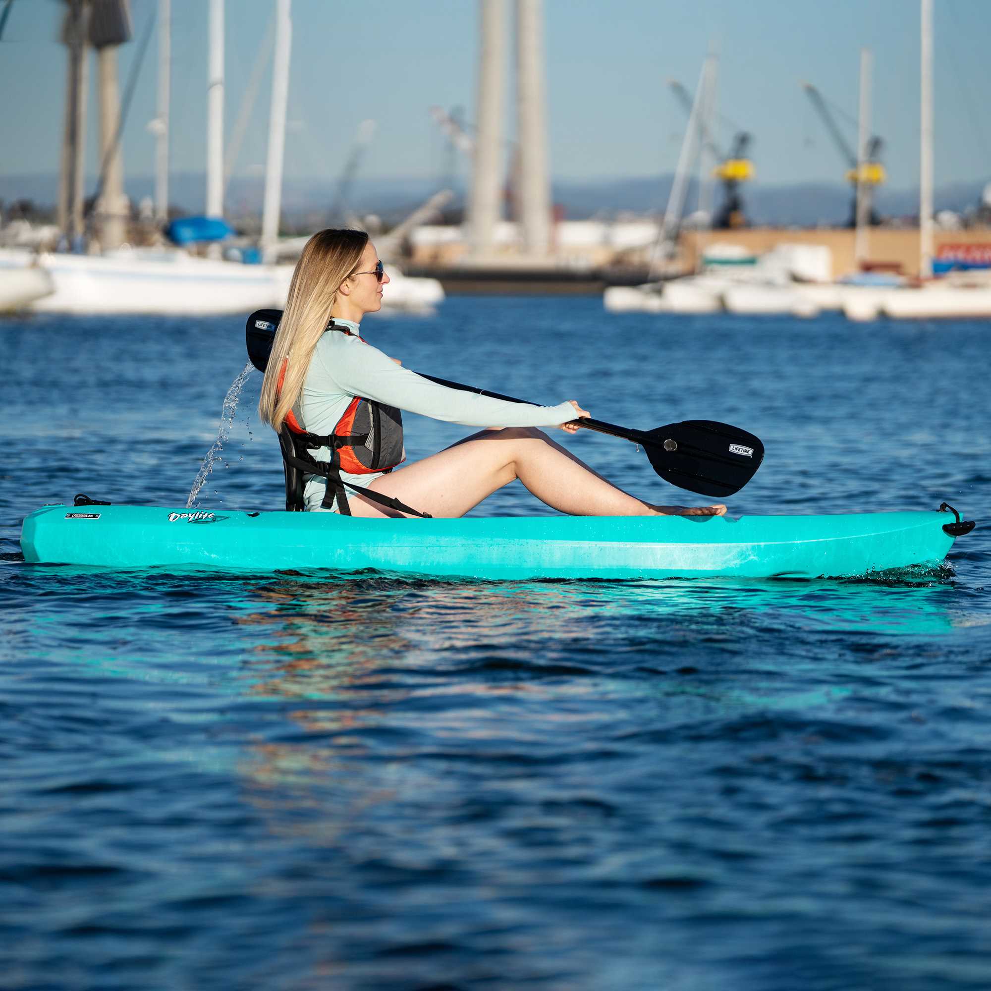 Lifetime Daylite 8 ft Sit-on-Top Kayak, Teal (90811) - image 23 of 30