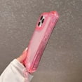 thumbnail image 6 of 3-in-1 Clear Phone Case For iPhone 16 Pro Max,Shockproof Protective Transparent Case,Heavy Duty Protection,With Wrist Strap,Rugged Anti-drop Non-Slip Tough Durable Phone Case,Pink, 6 of 10