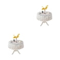 thumbnail image 2 of Cateissary Y decorar mantel para de comedor elegante y fácil de mantener elegante cubierta de flor blanca 120 cm flor blanca 120cm 2Conjunto, 2 of 6