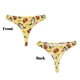 thumbnail image 3 of Balery Pineapples Sharks In Hawaiian Tangas de Algodón para Mujer con Estampado – Ropa Interior Sexy, Transpirable, G-string-X-Small, 3 of 6