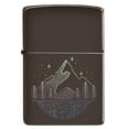 thumbnail image 3 of Zippo Mountain Design Brown Pocket Lighter, 3 of 7