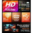 thumbnail image 2 of Seventour Monitor de reposacabezas de 15,6 pulgadas Sistema de entretenimiento trasero de TV portátil para automóvil para asiento trasero 4G + 64G (2 * PC), 2 of 5