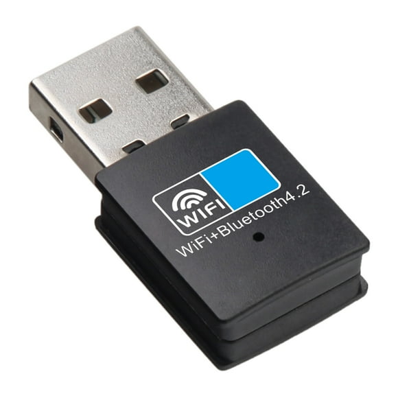 Adaptador USB WiFi Bluetooth, Tarjeta de Red Bluetooth 4.2 150Mbps Wifi Dongle, Transmisor Receptor Wifi Bluetooth