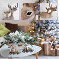 thumbnail image 3 of Blueek Set of 2 Reindeer Christmas Decorations Indoor, Christmas Sika Deer Figurines,Decorative Elk for Party Holiday Tabletop Shelf Desk Office Decorations and Display, 3 of 8