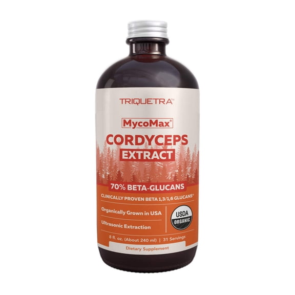 Triquetra Health MycoMax Cordyceps Mushroom Extract - 70% Beta Glucans