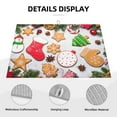 thumbnail image 4 of Kdxio Christmas Gingerbread Cookies for Dish Drying Mat,24*18 inch Absorbent Dish Drainer Kitchen Counter,Large Size Dish Drying Pad for Countertops,Draining Racks, 4 of 9