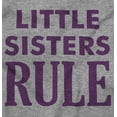 thumbnail image 2 of Little Sister Rule Younger Sis Love Bodysuit Jumper Girls Infant Baby Brisco Brands NB, 2 of 6