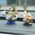 thumbnail image 2 of 7cm Anime One Piece Ship Figure Luffy Model Toy Super Cute Mini Boat THOUSANDSUNNY Going Merry Assembled Model Action Figure, 2 of 7