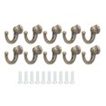 thumbnail image 1 of 10 Uds Alzapaños Ticfox para Cortinas Antioxidantes Resistentes Duraderos Ganchos con borlas, 1 of 14