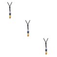 thumbnail image 3 of Youkk Clear Quartz Crystal Necklace Handmade Jewelry For Spiritual Growth Gift Choice MASTER STONE Colorful Crystal 3Set, 3 of 6