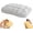 Grey, variant on Marshmallow Pillow, Cloud Like Soft Cooling Bed Sleeping Cushion, High Resilience Neck Support for Side and Back Sleepers