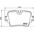 thumbnail image 4 of Brembo Brake Pad P36033 FMSI Number D1753-8981; Low-Metallic; Set Of 4, 4 of 4