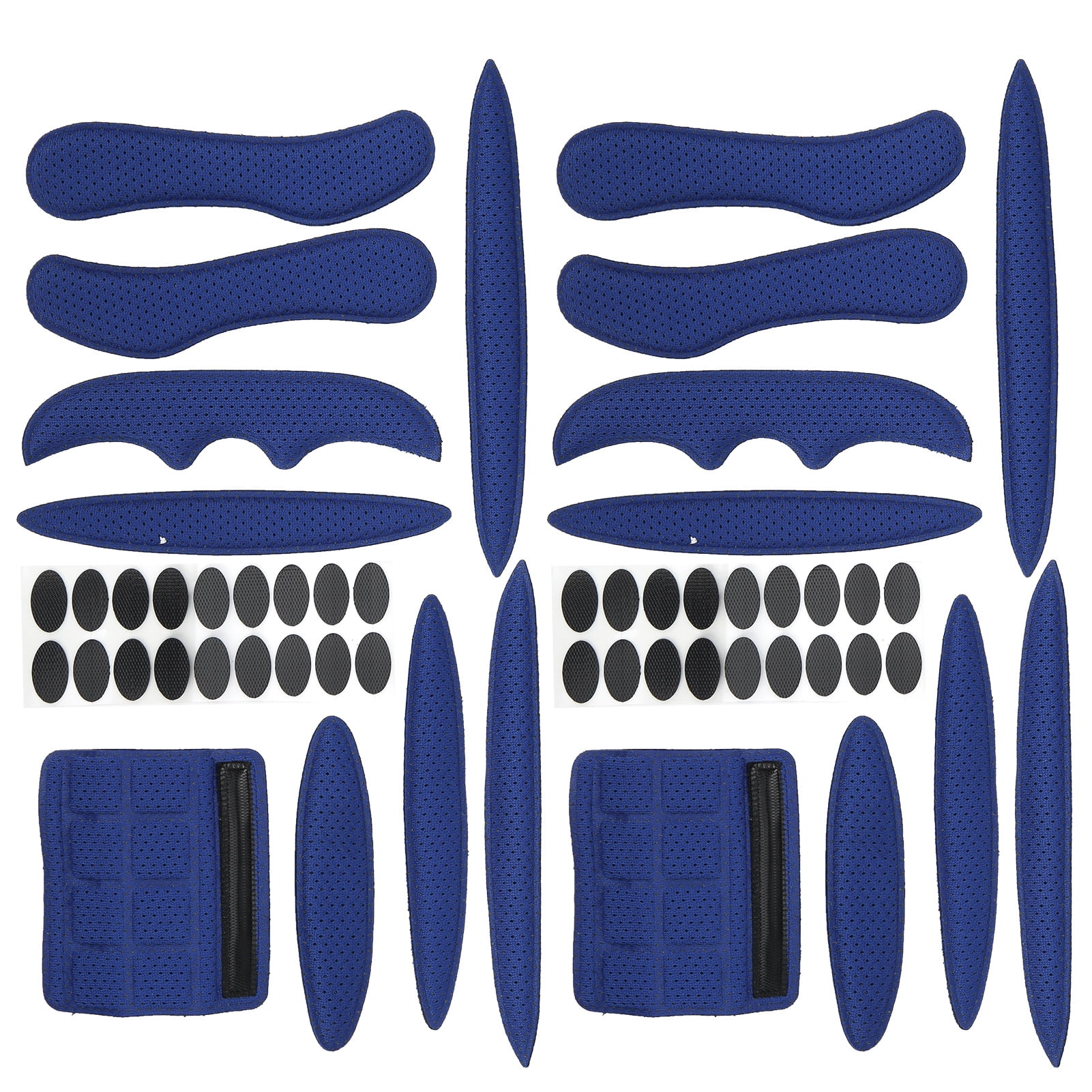 Tebru Helmet Sponge Pad, 2 Sets Helmet Foam Pad, Anti‑Collision For