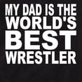 thumbnail image 2 of CafePress - My Dad Is The Worlds Best Wrestler - Cute Infant Bodysuit Baby Romper - Size Newborn - 24 Months, 2 of 3