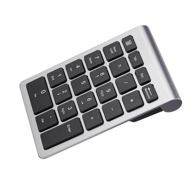 Teclado Numérico Inalámbrico, Teclado Numérico Inalámbrico USB O 2,4G, Teclado Numérico de Contabilidad Financiera Con Batería, 22 Teclas