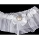 thumbnail image 5 of Satin Bow Wedding Bridal Elastic Garter Toss perfecl  Prom atractivo nupcial perla del Rhinestone con el arco liga de la boda de raso Toss -Marfil, 5 of 8