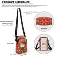 thumbnail image 6 of HELLHERO Green Santa with Gifts Adjustable Crossbody Bag Polyester Leakproof Women Messenger Bag for Travel, Outdoor and Daily Use, 6 of 7