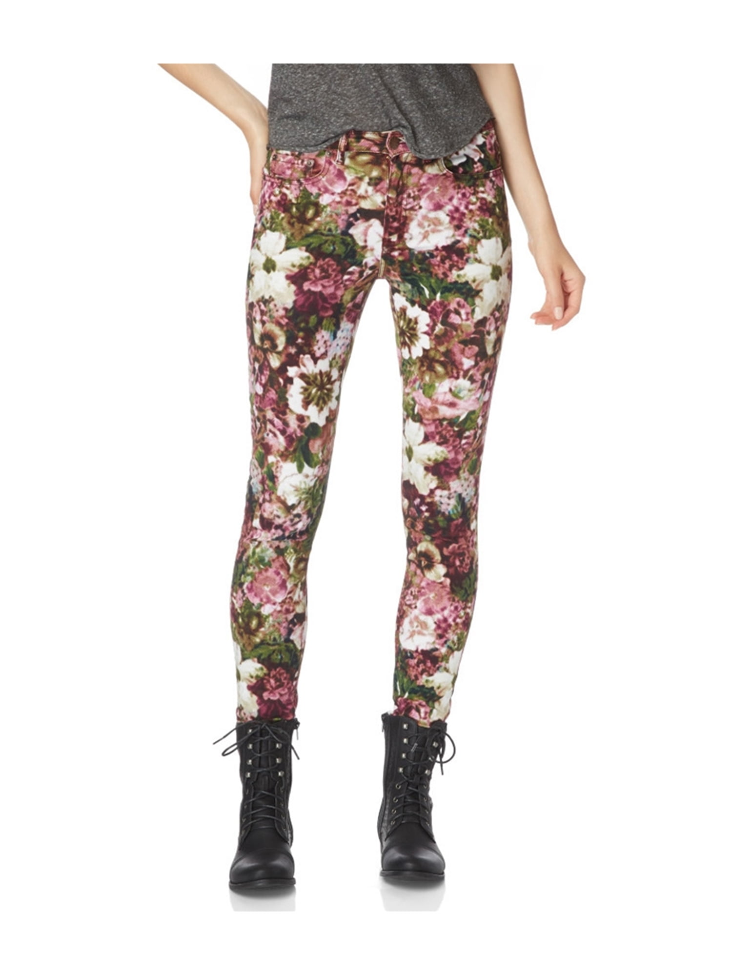 floral jeggings