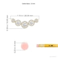 thumbnail image 3 of ANGARA Natural 0.16 Ct. Diamond Fashion Pendant Necklace in 14K Yellow Gold for Women with 18 Inch Chain, 3 of 8