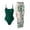 Green, variant on Two Piece Swimwear High Waist Tankini With Skirt Cover Up Swimming Suits for Women Bathing Suit Poolside Outfit