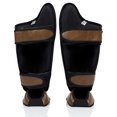 thumbnail image 4 of Fairtex SP8 Muay Thai Shin Guards for Men, Women, Kids | Shin Guards Made with Syntek Leather & are Premium, Lightweight & Durable | Expanded Side Protection (Brown/Medium), 4 of 5