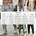 thumbnail image 7 of LIaqionyy Men's Pants Lightweight Drawstring Elastic Waist Straight Leg Casual Fashion Trousers with Pockets, 7 of 7