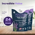 thumbnail image 4 of Foot Cure Soothing Lavender Foot Soak - Pedicure Foot Spa with Epson Salts for Soaking Feets, Athlete's Foot, Callus Softening, Foot Odor Scent 16oz, 4 of 10