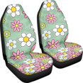 thumbnail image 3 of Psesaysky Vehicle Seat Covers Automotive, Anti-Slip Vehicle Interior Decor Protector SUV Decorative, Retro Floral Print, 3 of 9