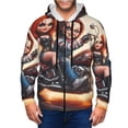 thumbnail image 6 of Lsque Chucky for Mens Full-zip Hoodie, Zip-up Pullover Hooded Sweatshirt, Kangaroo Pocket Hoodie Ideal for Daily Wear, Travel, and Home-Medium, 6 of 8