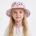 thumbnail image 2 of WUANDIXFA Baby Boy Sun Hat Baby Toddler Sun Hat, Boy Girl Summer UPF 50+ Foldable Beach Bucket Hat, Sun Hat for Kids Child 1-3 Years,Red, 2 of 5
