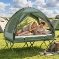 thumbnail image 2 of Outsunny Ensemble de Camping Portable Pliable, Tente de Camping, Vert Foncé, 2 of 9