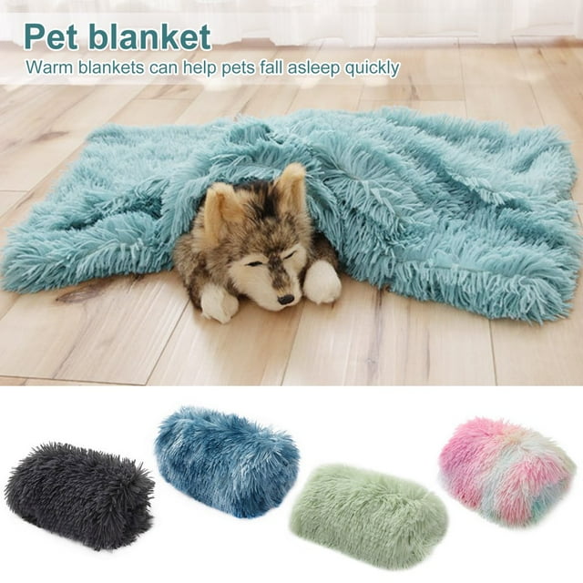 Pet Blanket Double-layer Keep Warmth Super Soft Thickened Puppy Cat Cushion Quilt for Small Medium Large Dogs