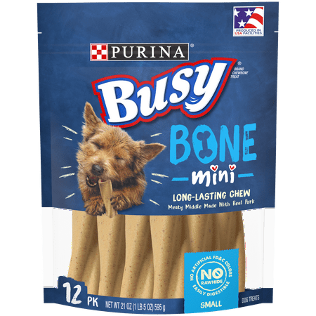 Purina Busy Small Breed Dog Bones, Mini - 12 ct.