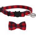 thumbnail image 5 of Collars for Cats, Collar with Bell and Bow Tie with Safety Buckle, Adjustable Collars for Kittens and Cats, 3PCS Anti-Strangulation Collar for Cats, 5 of 5