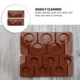 thumbnail image 5 of Homoyoyo 2-Piece Lollipop Mold Set for Candy Making, Kitchen Baking Tools for Homemade Sweets and Treats, 5 of 8