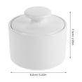 thumbnail image 2 of MLINS Ceramic Sugar Bowl with Lid Farmhouse Sugar Jar Porcelain Sugar Container for Coffee Bar Kitchen Countertop Sugar Holder Sugar Pot for Salt  170ml, 2 of 8
