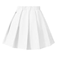 thumbnail image 4 of hoksml Girls Pleated Skort, High Waist Skirt with Built-in Shorts for Back to School Daily Wear, Soft Fabric in a Range of Colors, 4 of 8