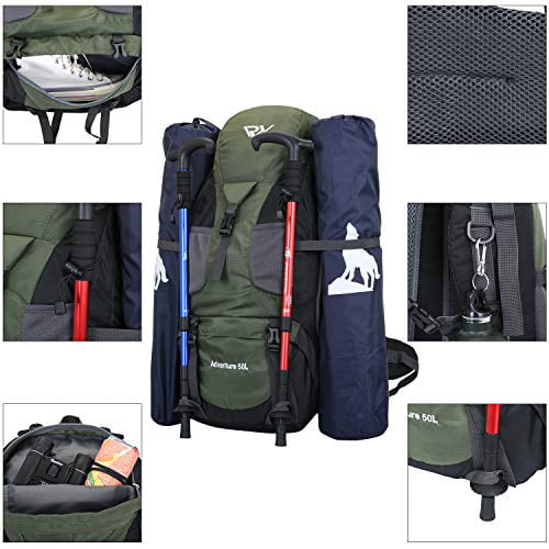 Russel Molly Hiking Backpack 50l Camping Lightweight Bag for Outdoor 