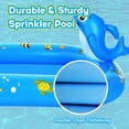 thumbnail image 4 of Mistaha Dolphin Inflatable Water Sprinkler Pool for Kids - Outdoor Play Area with 3-in-1 Spray Design - Large PVC Lawn Pool for Summer Fun, 4 of 7