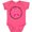 Vintage Hot Pink, variant on Inktastic Cleft Palate Cleft Lip Awareness Ribbon Boys or Girls Baby Bodysuit